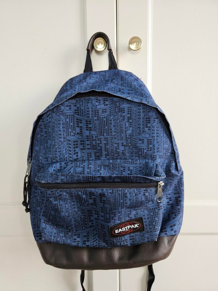 Eastpak rugzak blauw, Ophalen of Verzenden, Gebruikt, Eastpak, 30 tot 45 cm
