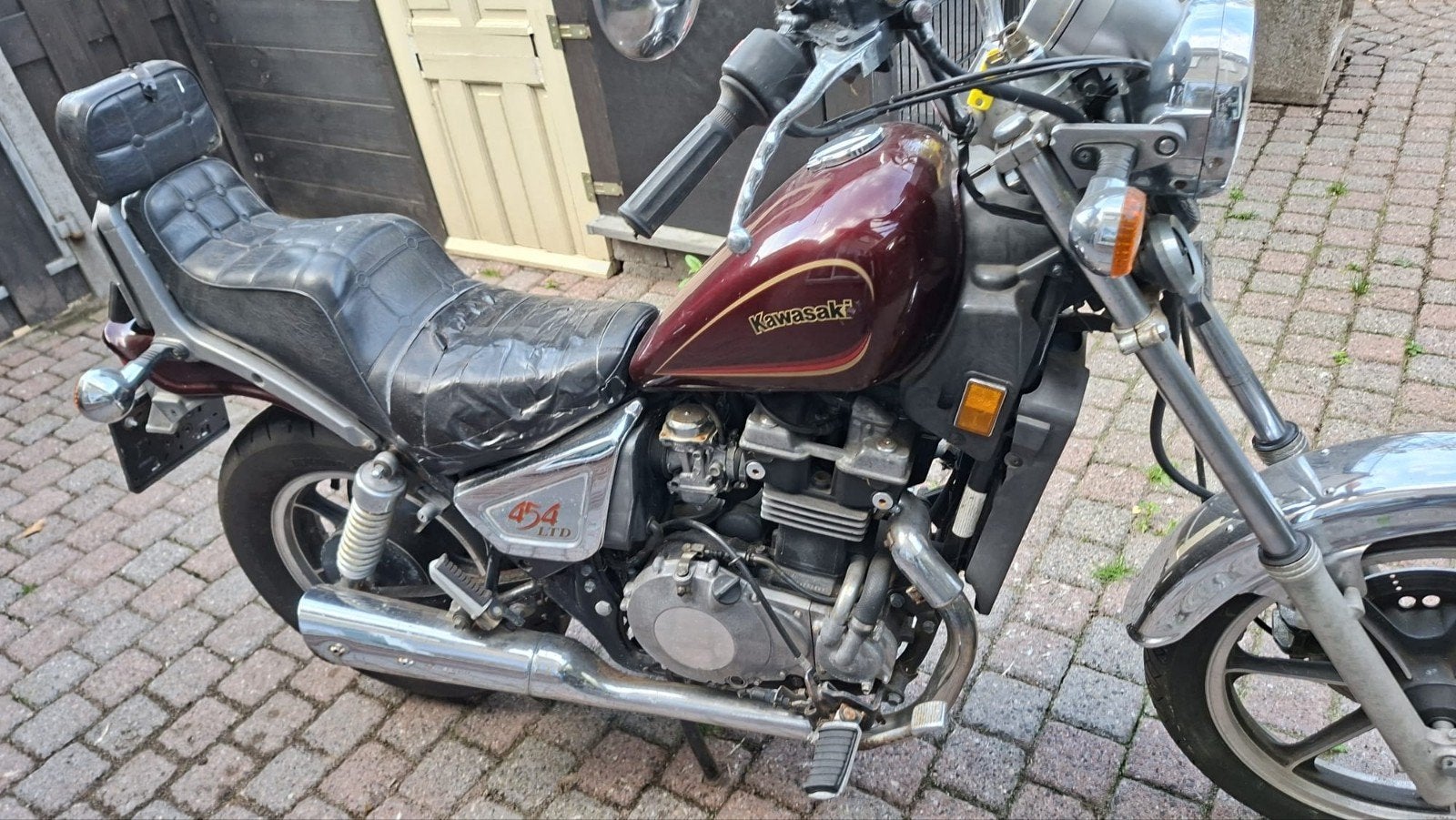 Kawasaki 454 LTD - Loopt, maar heeft nazicht nodig, Ophalen of Verzenden