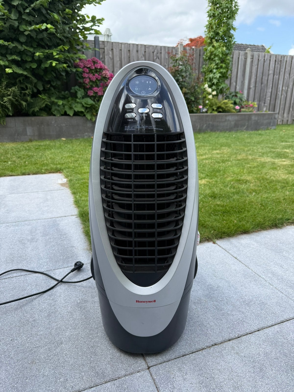 Honeywell aircooler (dit is geen airco), Witgoed en Apparatuur, Ventilatoren, Ophalen, Zo goed als nieuw, Torenventilator