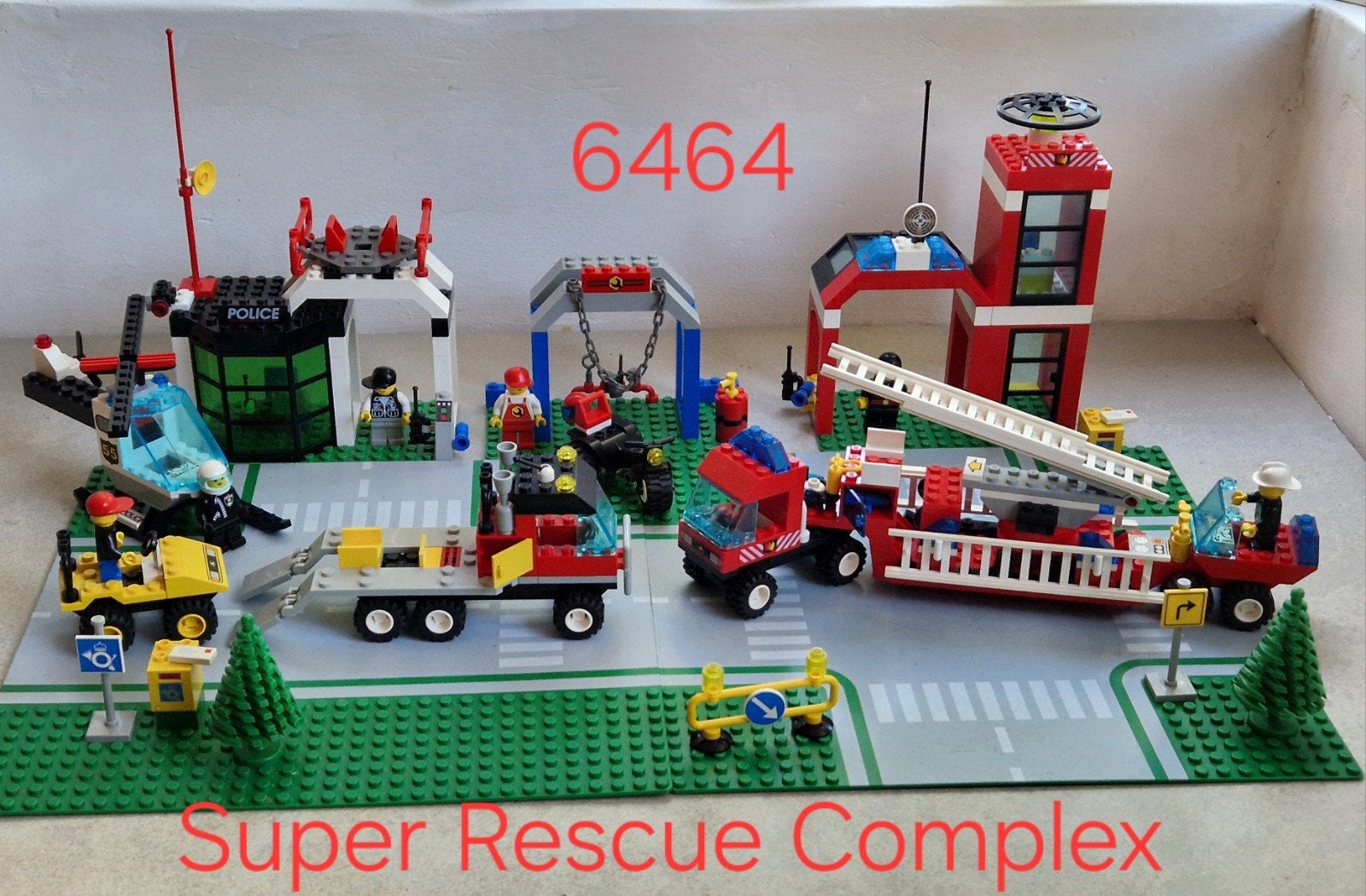 Lego Super Rescue Complex Brandweer en Politie set 6464, Ophalen of Verzenden