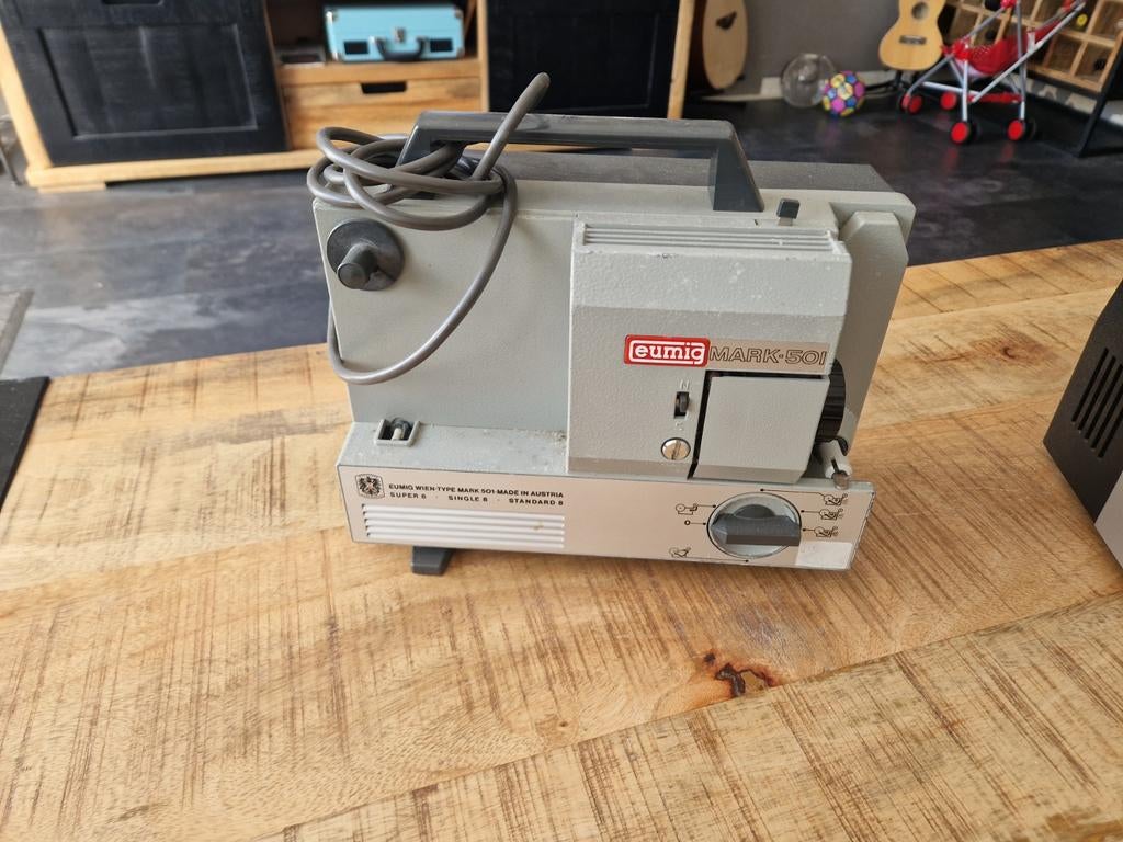 Eumig Mark-501 8mm Filmprojector - Vintage Oostenrijks, Ophalen, Accessoire