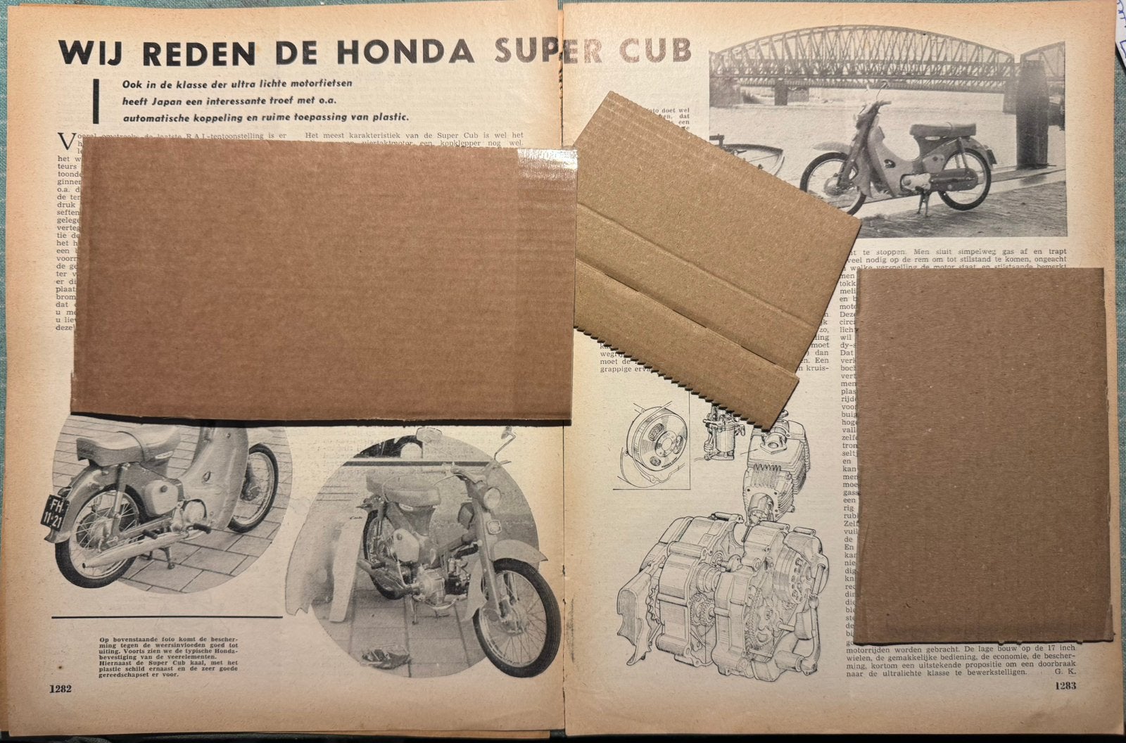 Test Honda Super Cub, Verzenden, Zo goed als nieuw, Motoren