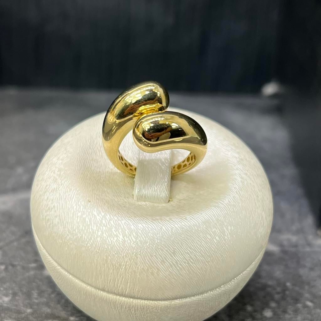 14 karaat gouden ring prachtig model, Ophalen of Verzenden, Zo goed als nieuw, Goud, Dame