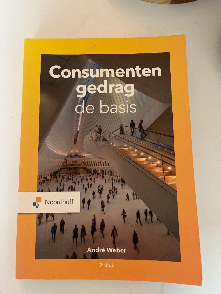 Consumenten gedrag de basis, Boeken, Ophalen, HBO, Zo goed als nieuw, Noordhoff Uitgevers
