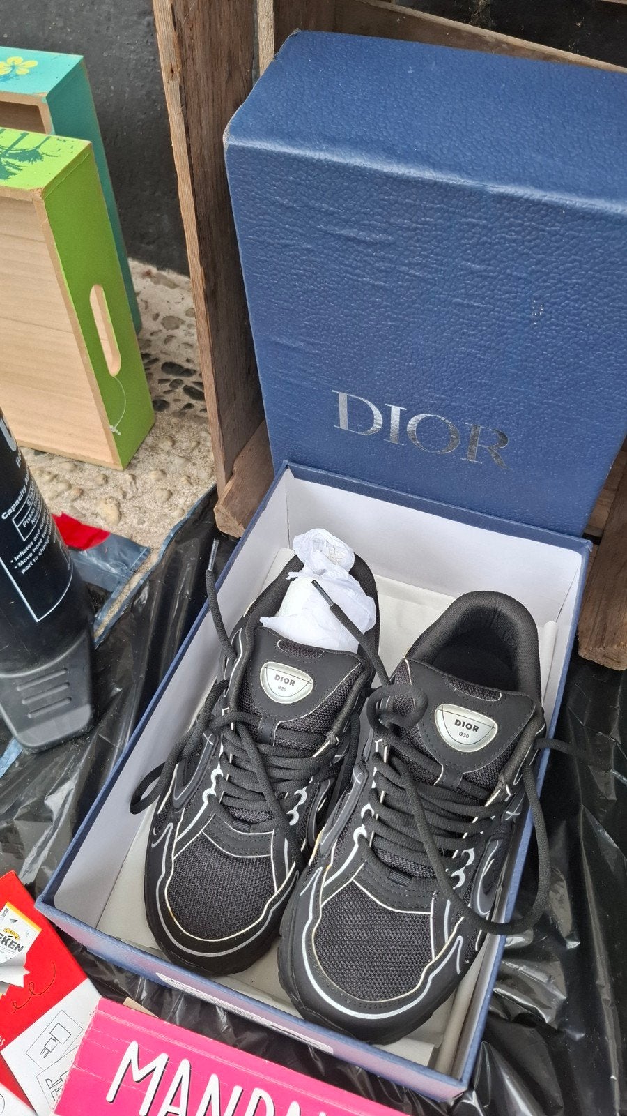 Dior schoenen maat 40, Zwart, Ophalen of Verzenden, Dior, Sneakers of Gympen