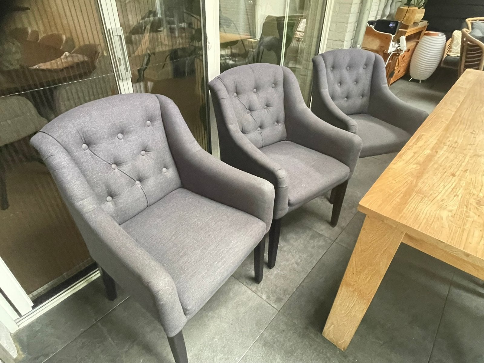 Eetkamerstoelen 6, Ophalen, Gebruikt, Vijf, Zes of meer stoelen, Stof