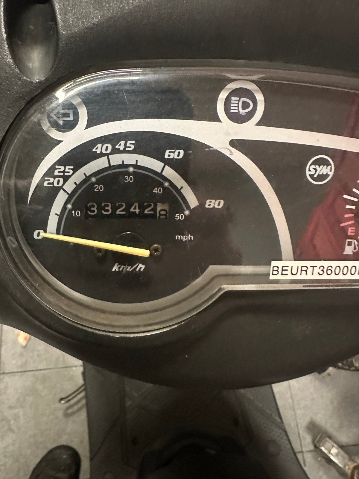 Sym xpro bezorgscooter, Ophalen, Gebruikt, Overige modellen, Maximaal 45 km/u