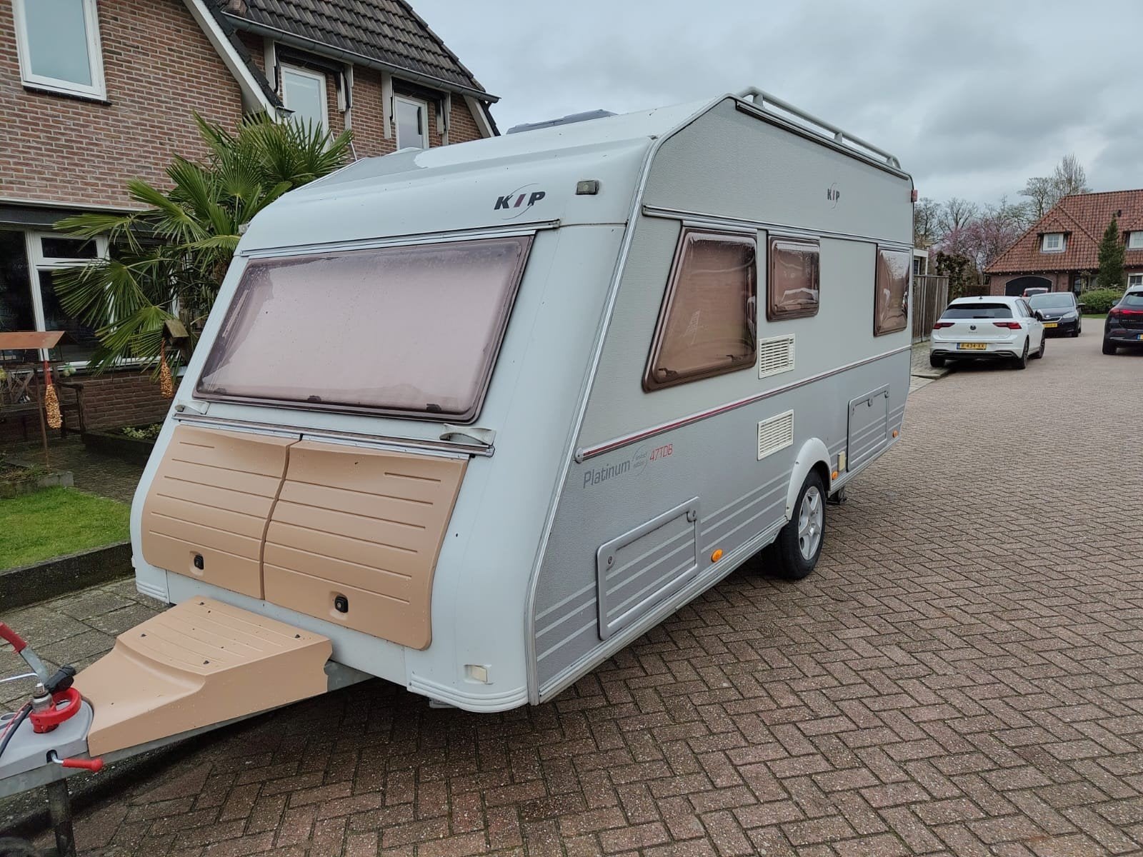 Kip Caravan Platinum 47TDB Limited Edition uit 2002, Caravans en Kamperen, Caravans, Rondzit, Kip, Frans bed, Particulier