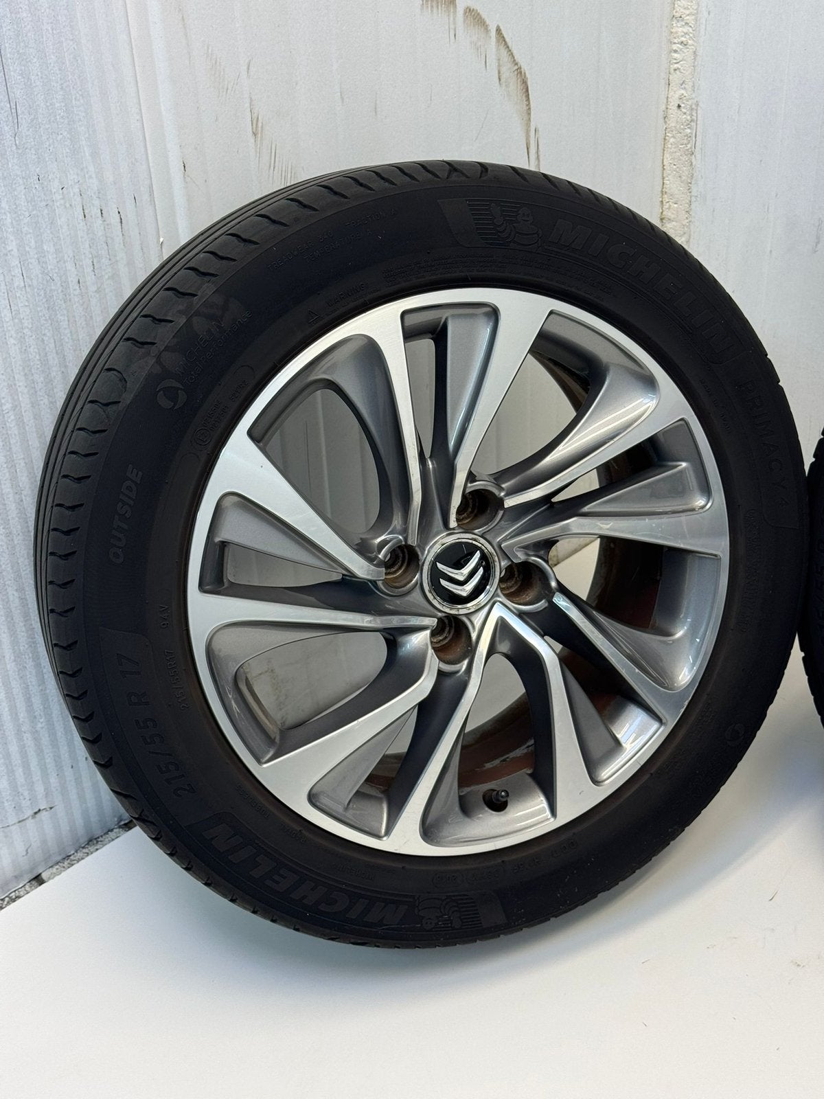 Org. Citroen DS4 bj.2011 velgenset 17 inch met zomerbanden, 17 inch, Ophalen of Verzenden, EVZ Handelsonderneming, Personenwagen