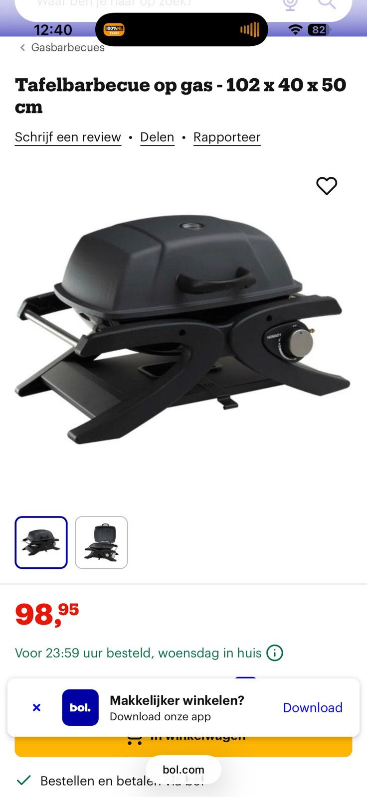 Te koop, nieuwe BBQ, Ophalen of Verzenden, Nieuw