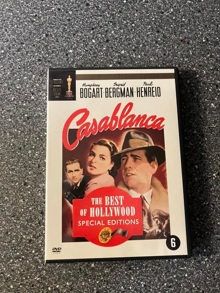 Casablanca (1942) 2-Disc - Humphrey Bogart, Ingrid Bergman, Cd's en Dvd's, Drama, Ophalen of Verzenden, Zo goed als nieuw, 1940 tot 1960