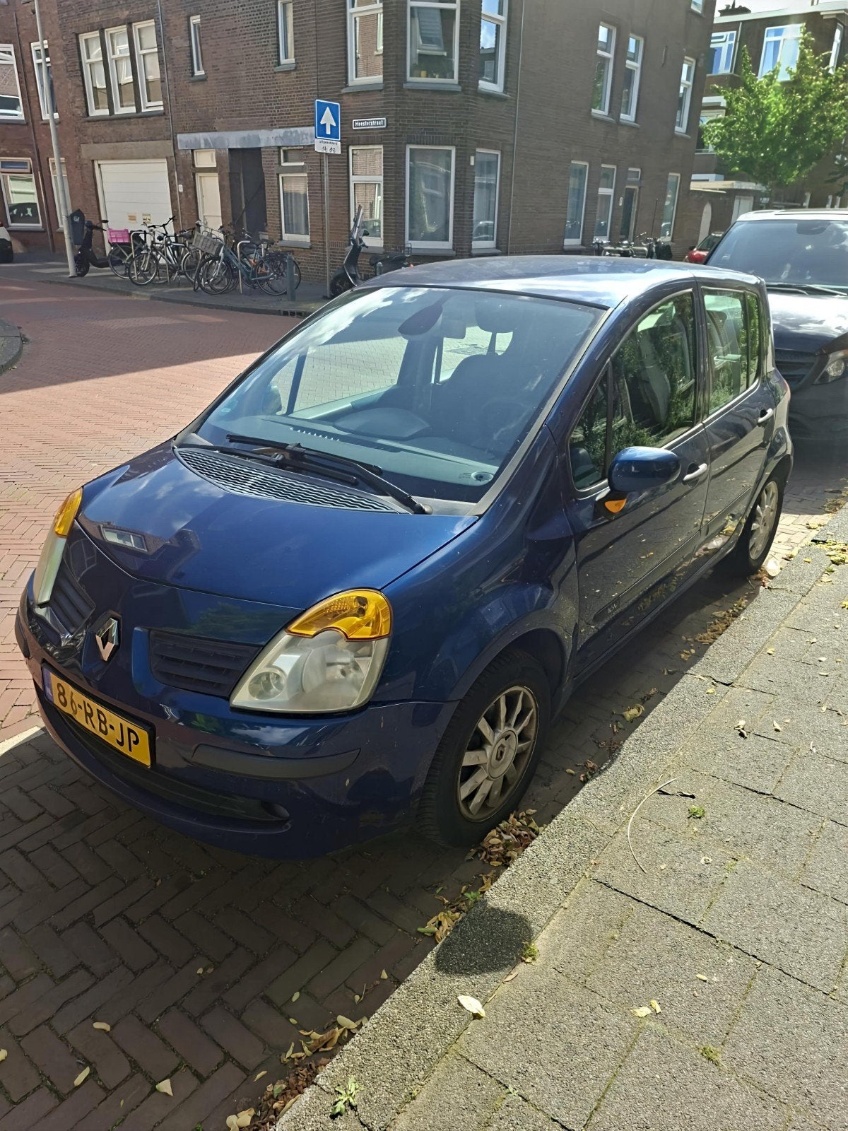 T.E.A.B. Renault Modus 1.4 (2005) | Airco | 140.xxx km | NL-, Auto's, Voorwielaandrijving, 4 cilinders, 1095 kg, Blauw
