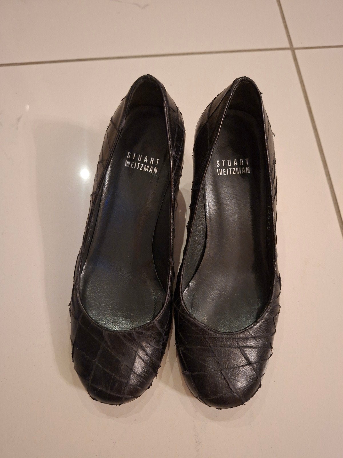 Stuart Weitzman leren pumps maat 35, Ophalen of Verzenden