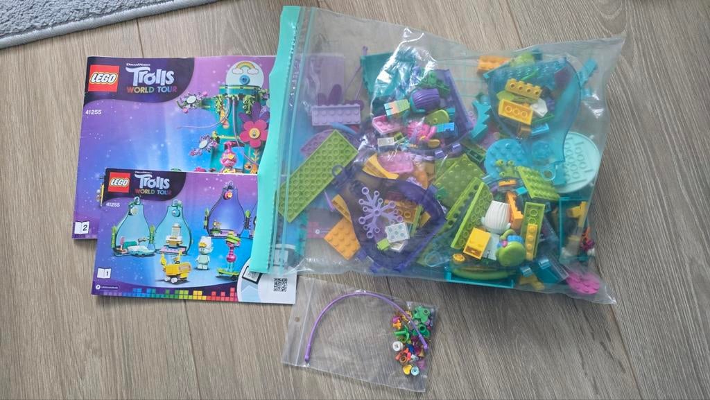 Lego Trolls World Tour 41255 Pop City Concert - compleet, Ophalen of Verzenden, Zo goed als nieuw, Complete set, Lego