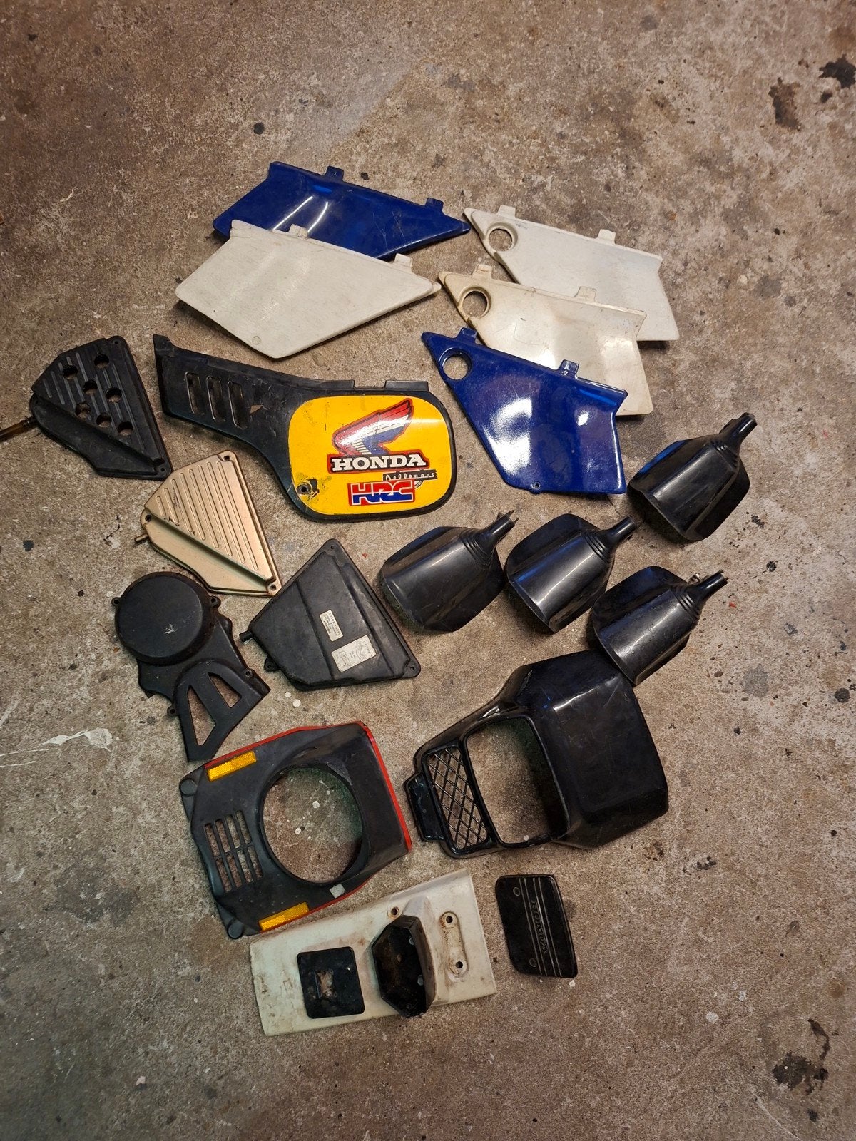 Honda mt diverse plastic delen, Fietsen en Brommers, Ophalen, Gebruikt, Kap, Honda mb5 mt5