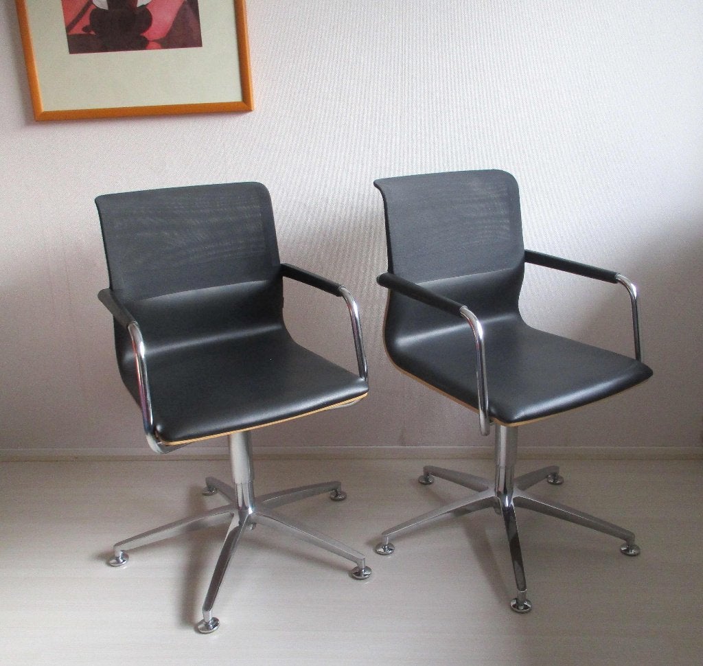 2x Martin Stoll voor Kinnarps design vergaderstoelen, Ophalen, Twee, Overige kleuren, Zo goed als nieuw