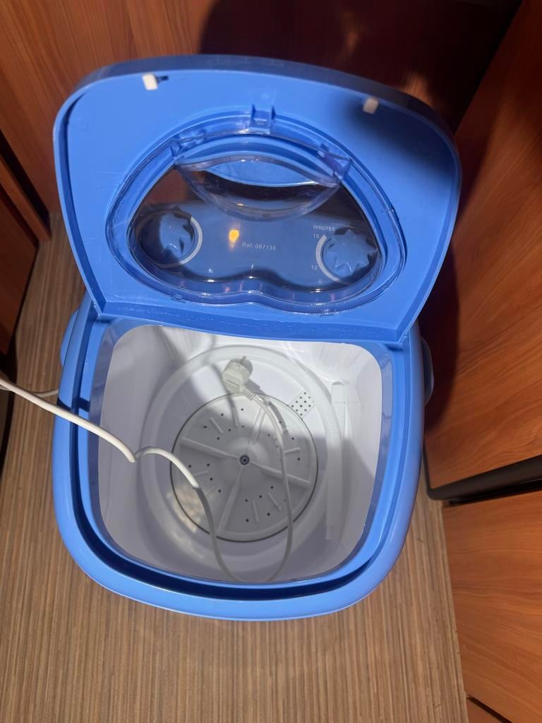 Compacte Kampeer Wasmachine - Ideaal voor Onderweg, Witgoed en Apparatuur, Wasmachines, Minder dan 85 cm, Minder dan 4 kg, Bovenlader