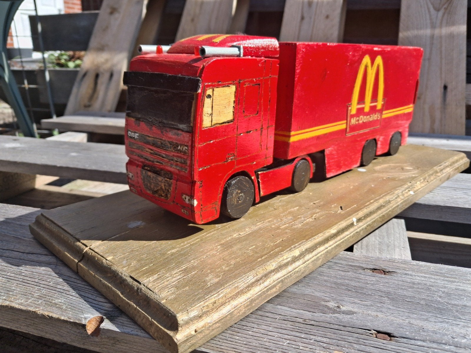 Houten McDonald's vrachtwagen, Ophalen of Verzenden, Nieuw