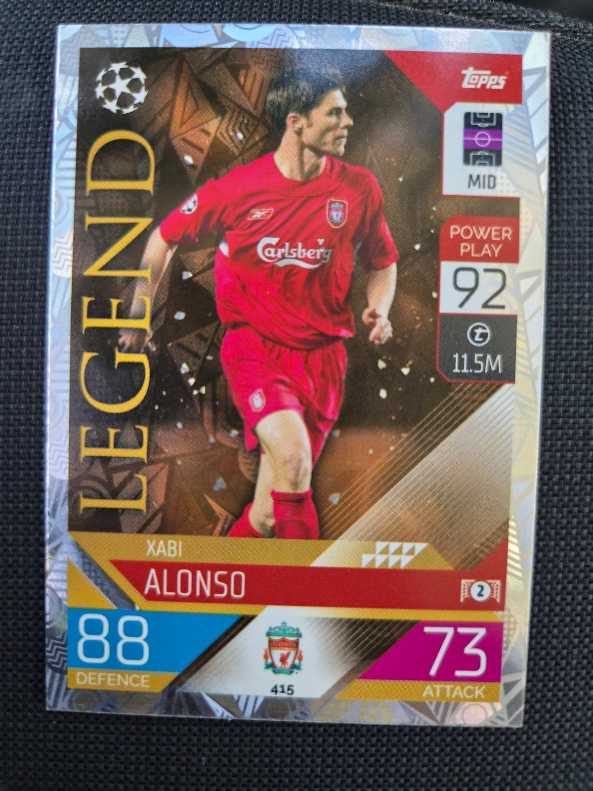Topps Match Attax Xabi Alonso Legend kaart 2022/2023, Ophalen of Verzenden, Zo goed als nieuw, Buitenlandse clubs, Spelerskaart