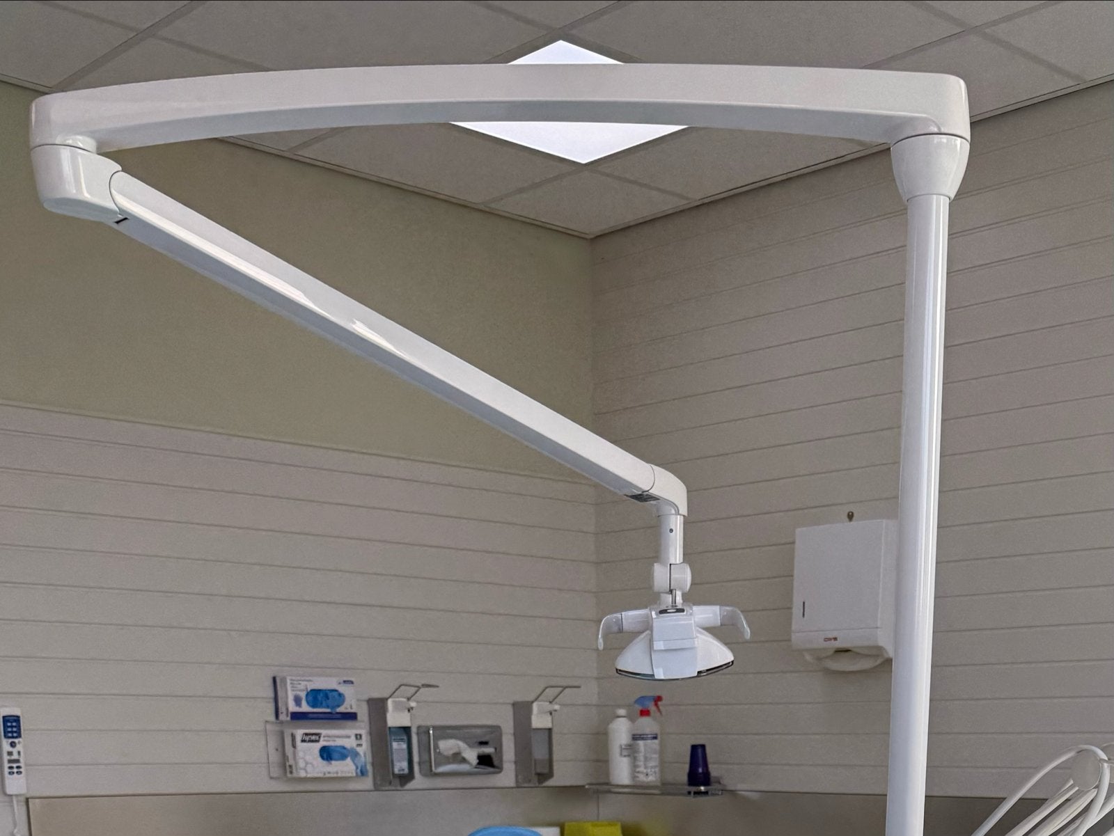 Planmeca SingLED Tandarts Lamp, Ophalen of Verzenden, Gebruikt, Minder dan 50 watt, Lamp met armatuur