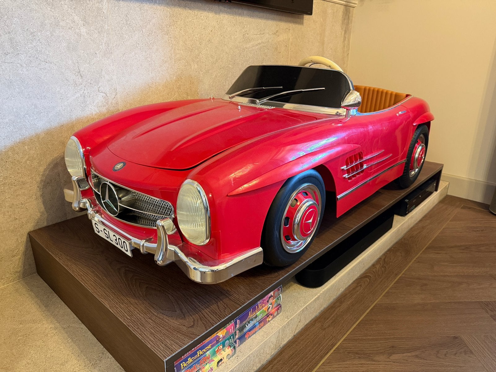 Kid Trax Mercedes 300SL roadster elektrische kinderauto, Ophalen, Zo goed als nieuw