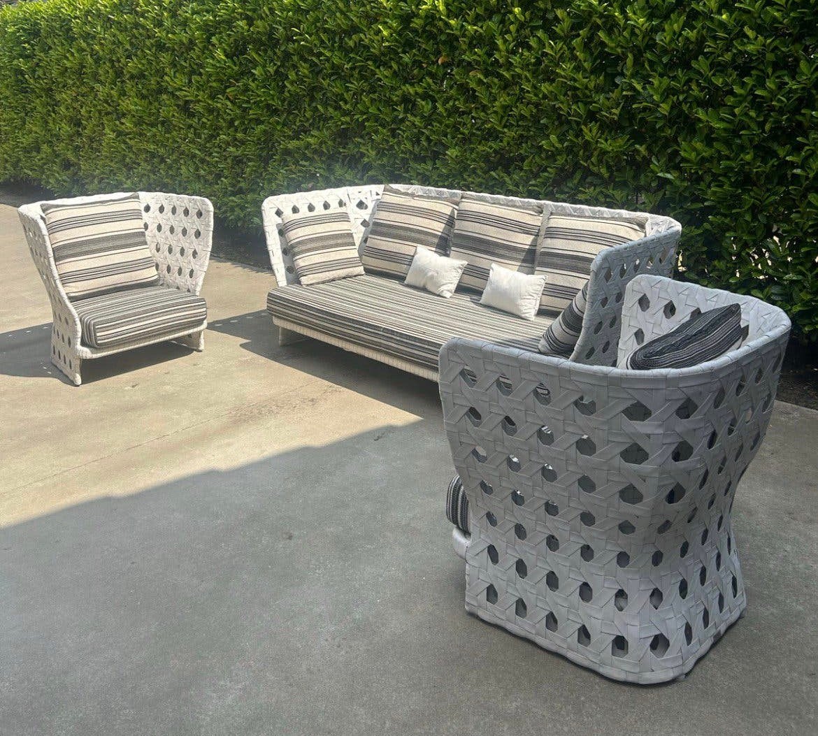 B&B Italia Canasta tuinset np 12,5K, Ophalen, Gebruikt, Bank