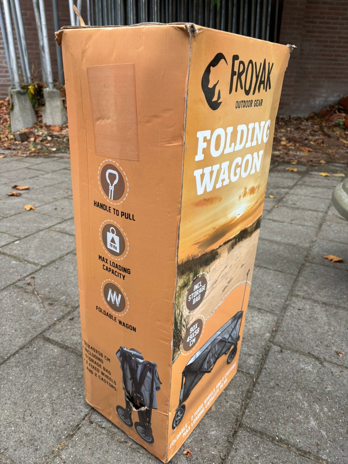 Bolderkar opvouwbaar, Caravans en Kamperen, Bolderkarren, Ophalen, Zo goed als nieuw