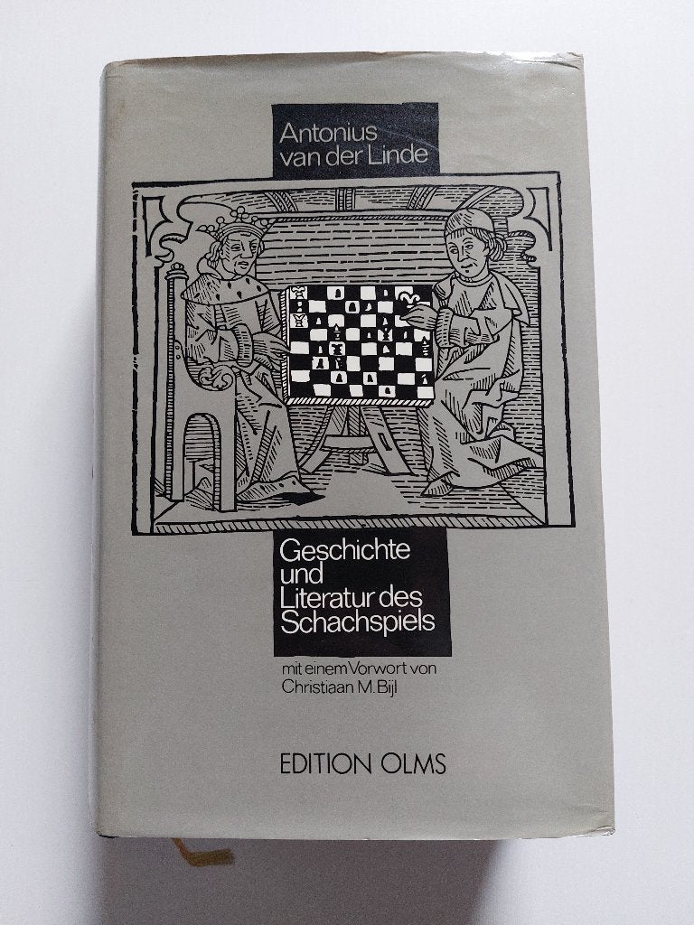 Geschichte und Literatur des Schachspiels, Ophalen of Verzenden, Gebruikt