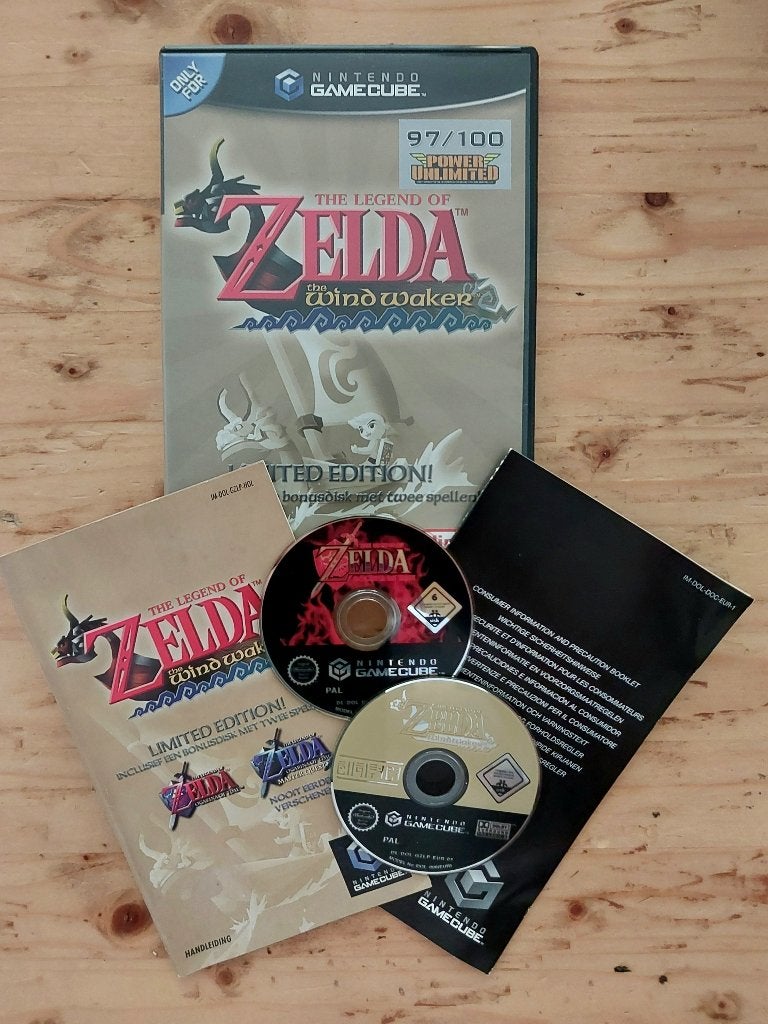 The Legend of Zelda The Wind Waker Limited 2 Discs Edition, Spelcomputers en Games, Avontuur en Actie, 1 speler, Eén computer