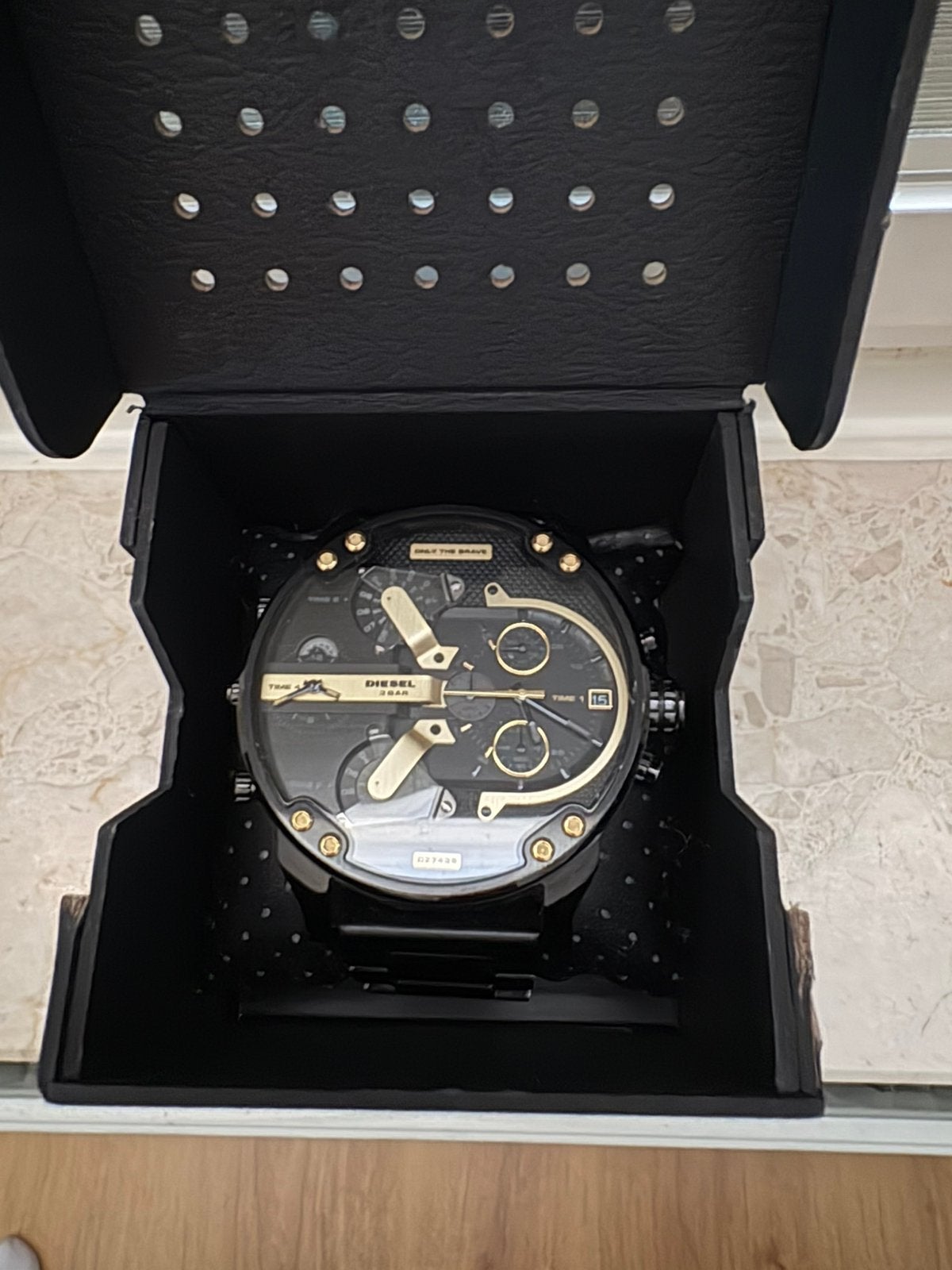 Diesel horloge, Sieraden, Tassen en Uiterlijk, Horloges | Heren, Staal, Polshorloge, Zo goed als nieuw, Ophalen