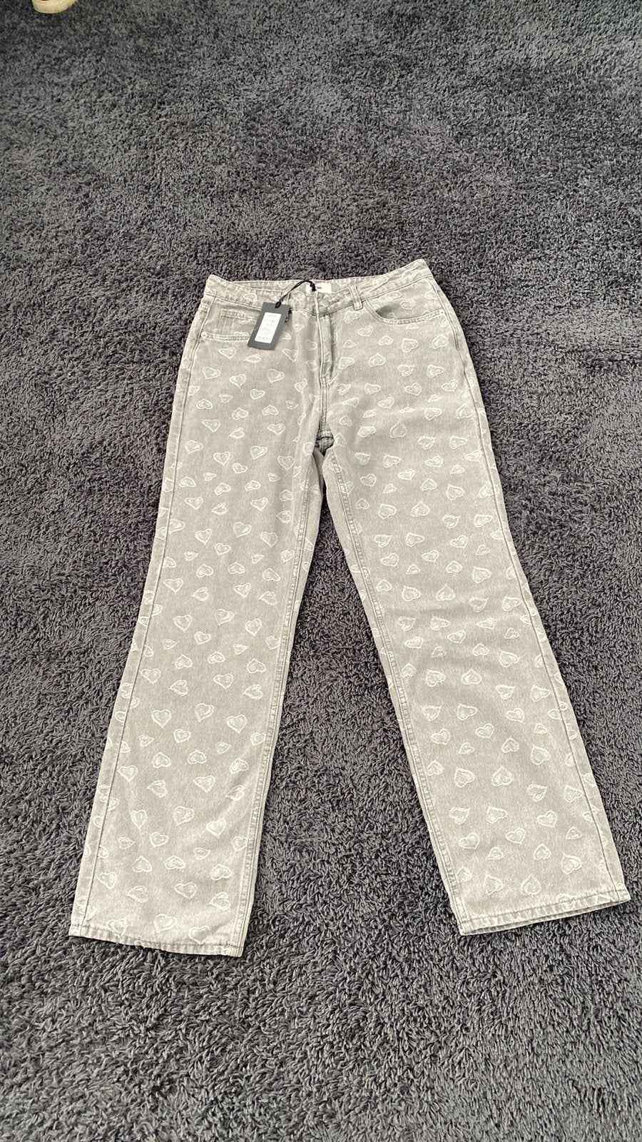 Hippe jeans met patroon maat 30 Shoeby nieuw, Kleding | Dames, Broeken en Pantalons, Maat 38/40 (M), Nieuw, Ophalen of Verzenden