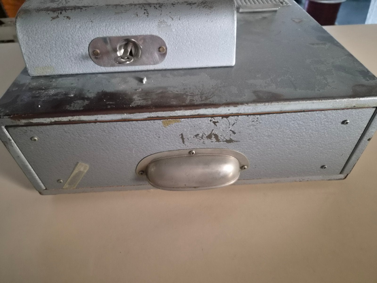 Vintage Cassa kassa met lade en bonprinter, Ophalen