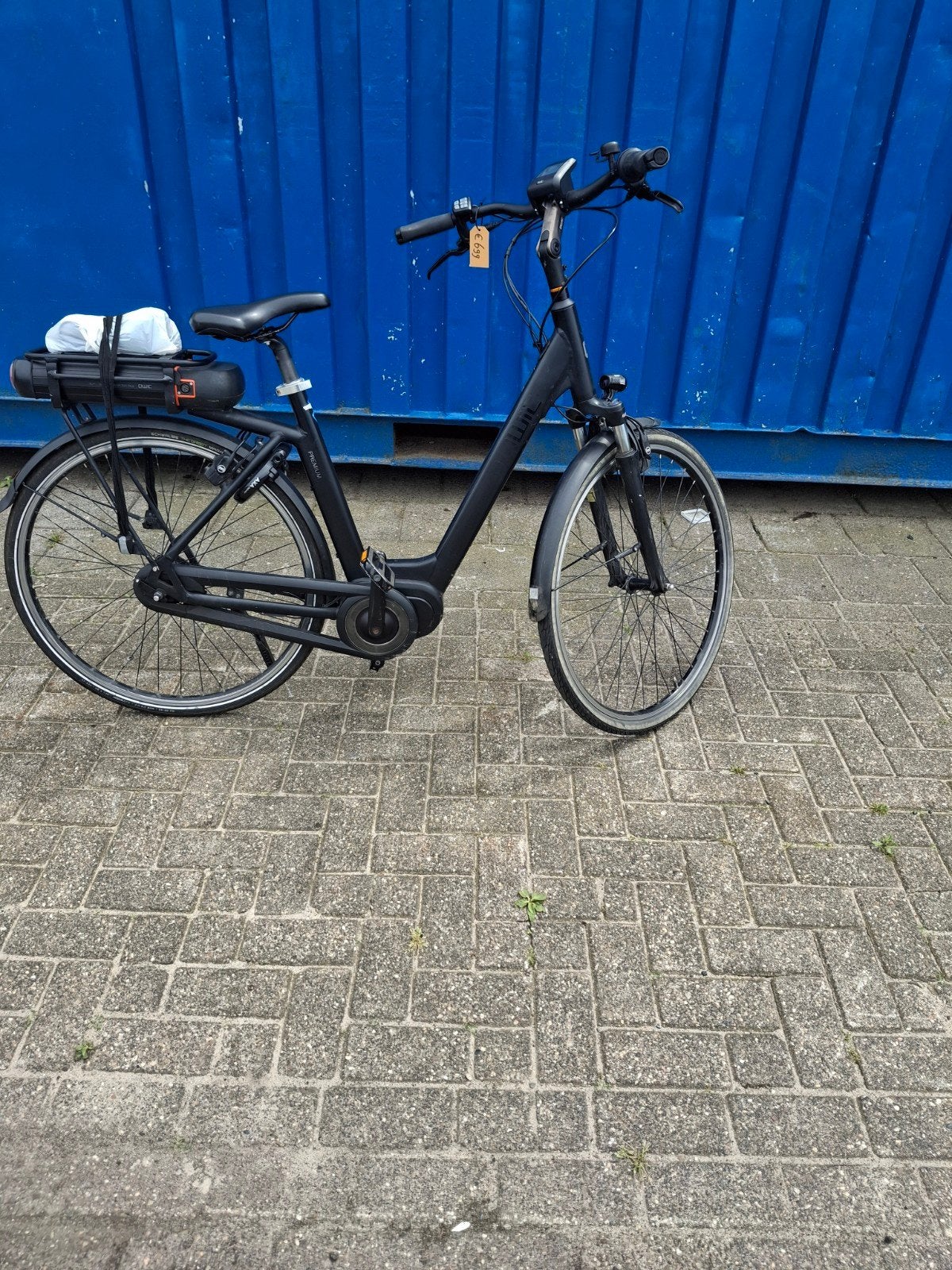 Te koop mooie ebike elektrischefiets qwic middenmoter, 51 tot 55 cm, Ophalen, Zo goed als nieuw, Overige merken