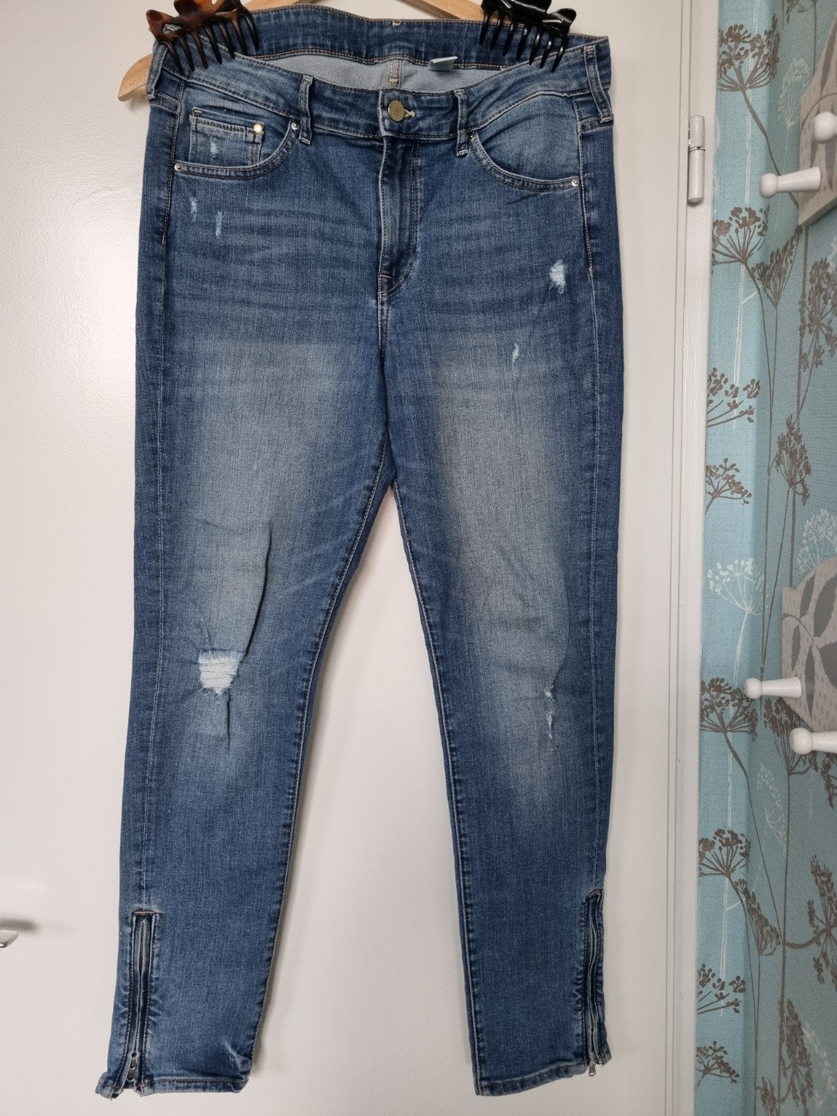Dames spijkerbroel maat 31, Kleding | Dames, H&M, Blauw, Ophalen of Verzenden, Zo goed als nieuw