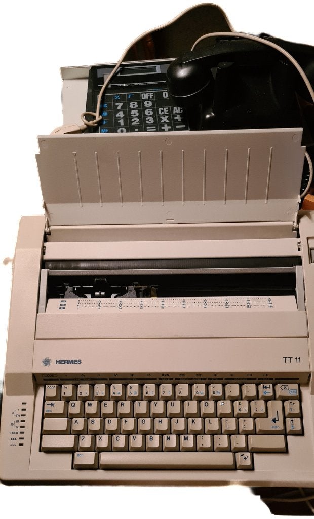 Hermes TT 11 typemachine, Diversen, Typemachines, Ophalen, Gebruikt
