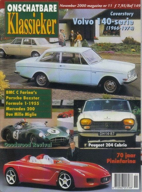 OK 11 2000: Volvo 140 - Porsche Boxster - Peugeot 204 Cabrio, Ophalen of Verzenden, Gelezen, Algemeen
