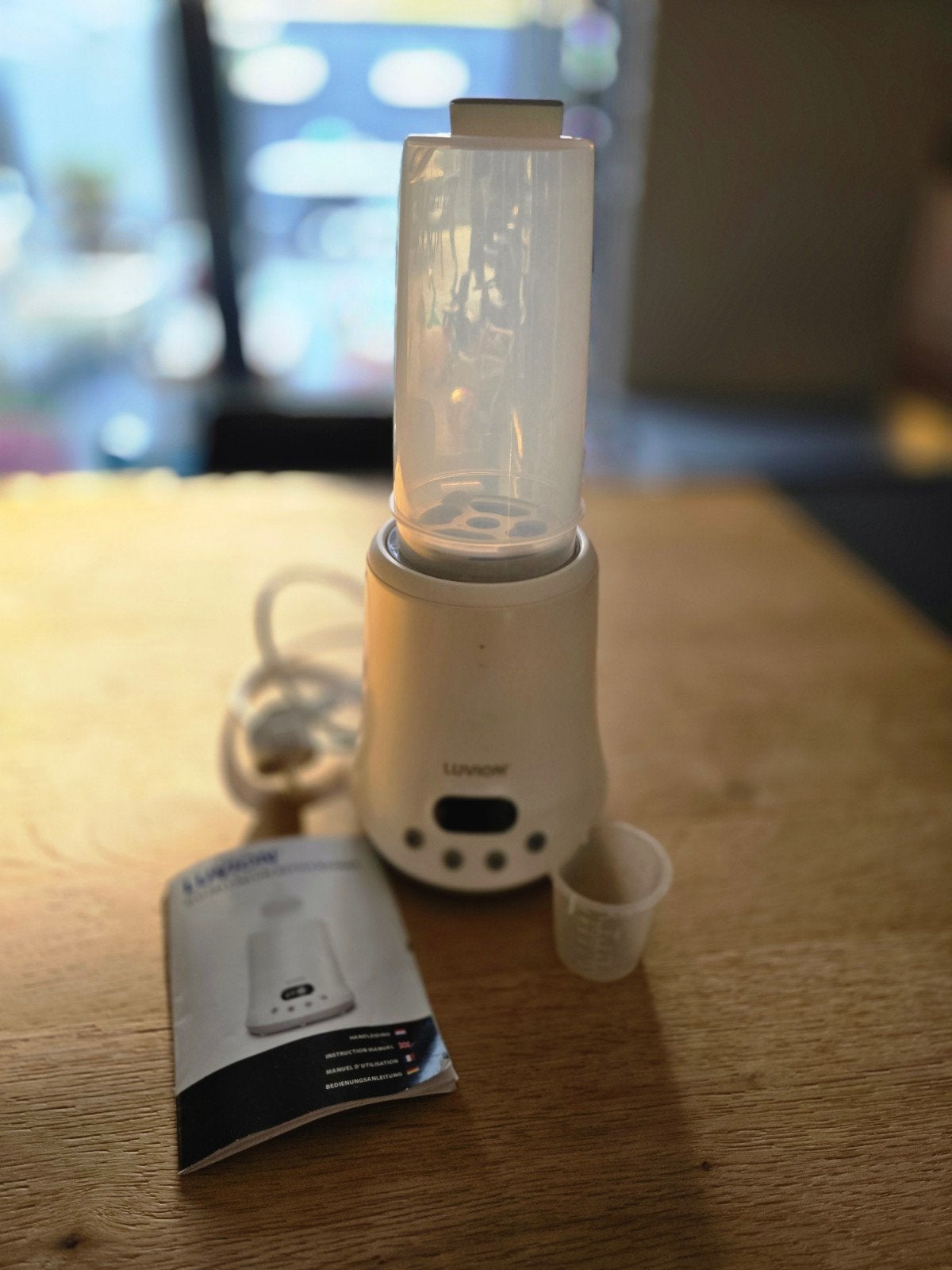 Luvion Eco-Fast Deluxe flessenwarmer, Ophalen, Zo goed als nieuw, Flessen- of potjesverwarmer, Luvion