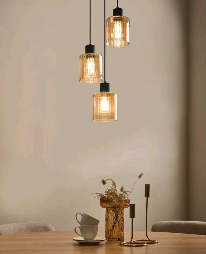 Hanglamp Beliani Kitare, Huis en Inrichting, Ophalen of Verzenden, Nieuw, Glas, Modern