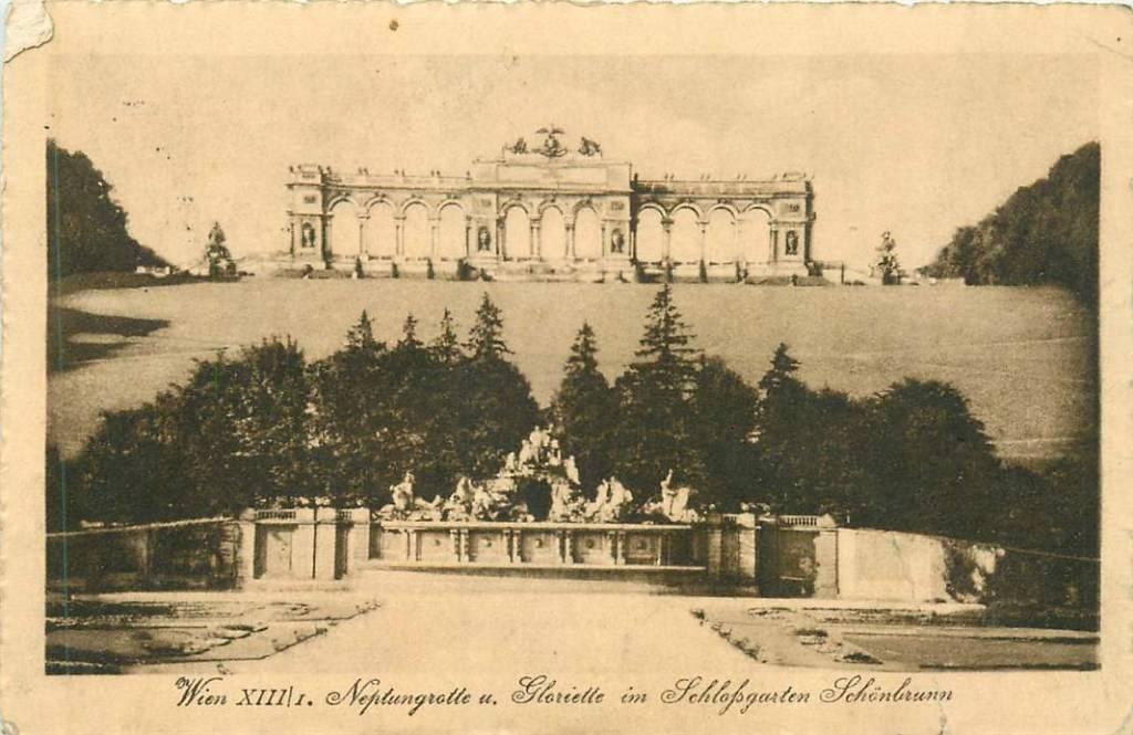 381-408-007 Wien Neptungrotte, Verzenden, Voor 1920, Oostenrijk