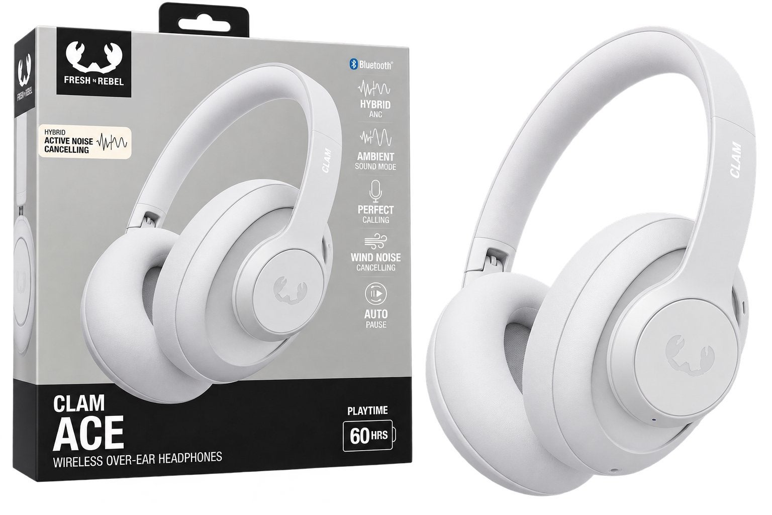 Fresh ’n Rebel Clam Ace, Verzenden, Zo goed als nieuw, Overige merken, Bluetooth