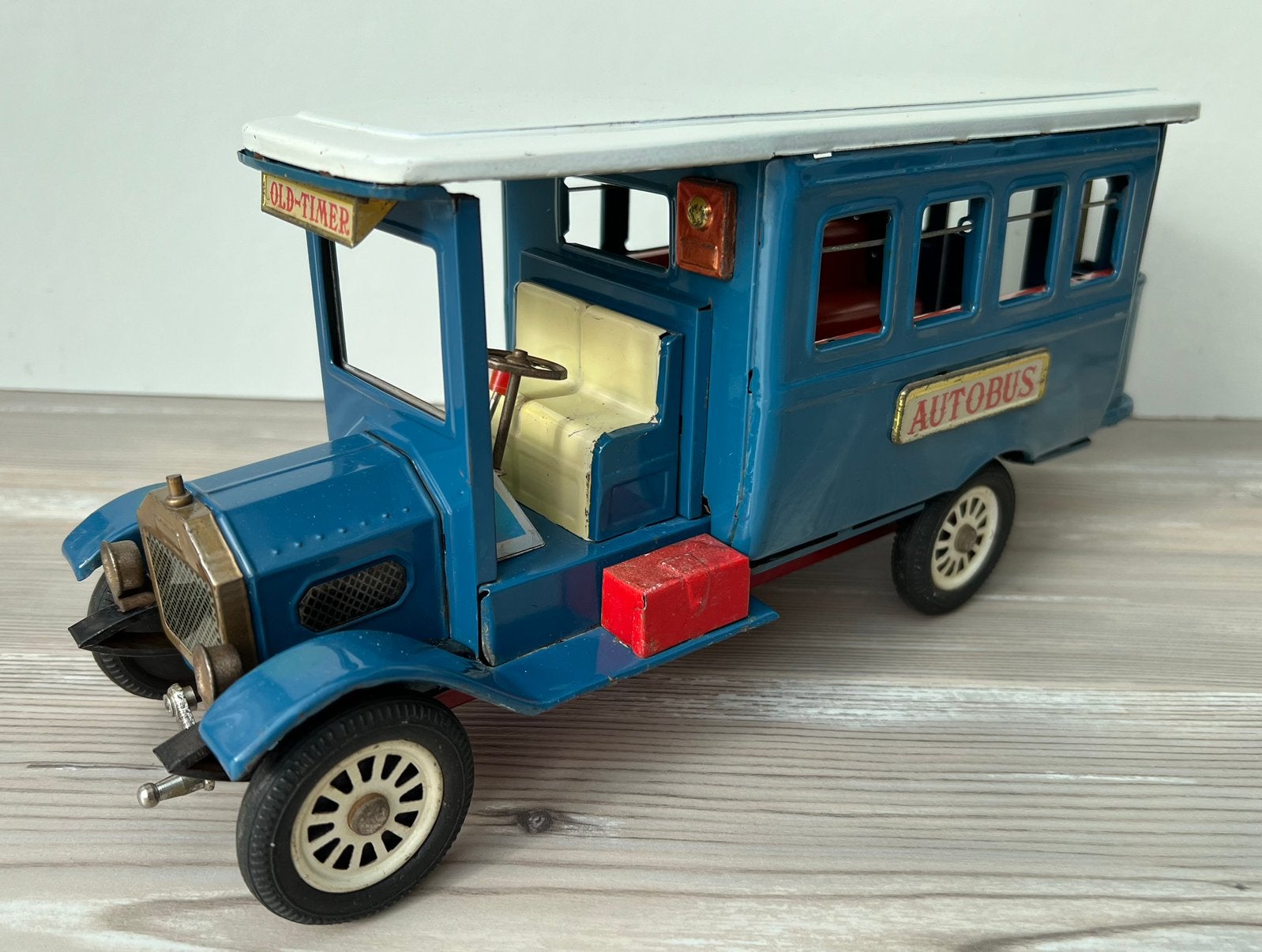 Blikken autobus, Antiek en Kunst, Antiek | Speelgoed, Ophalen of Verzenden
