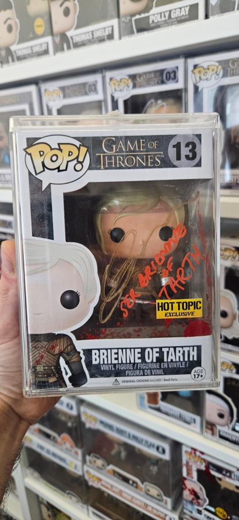 Funko Brienne of Tarth 13 Bloody gesigneerd, Verzamelen, Poppetjes en Figuurtjes, Nieuw, Ophalen of Verzenden