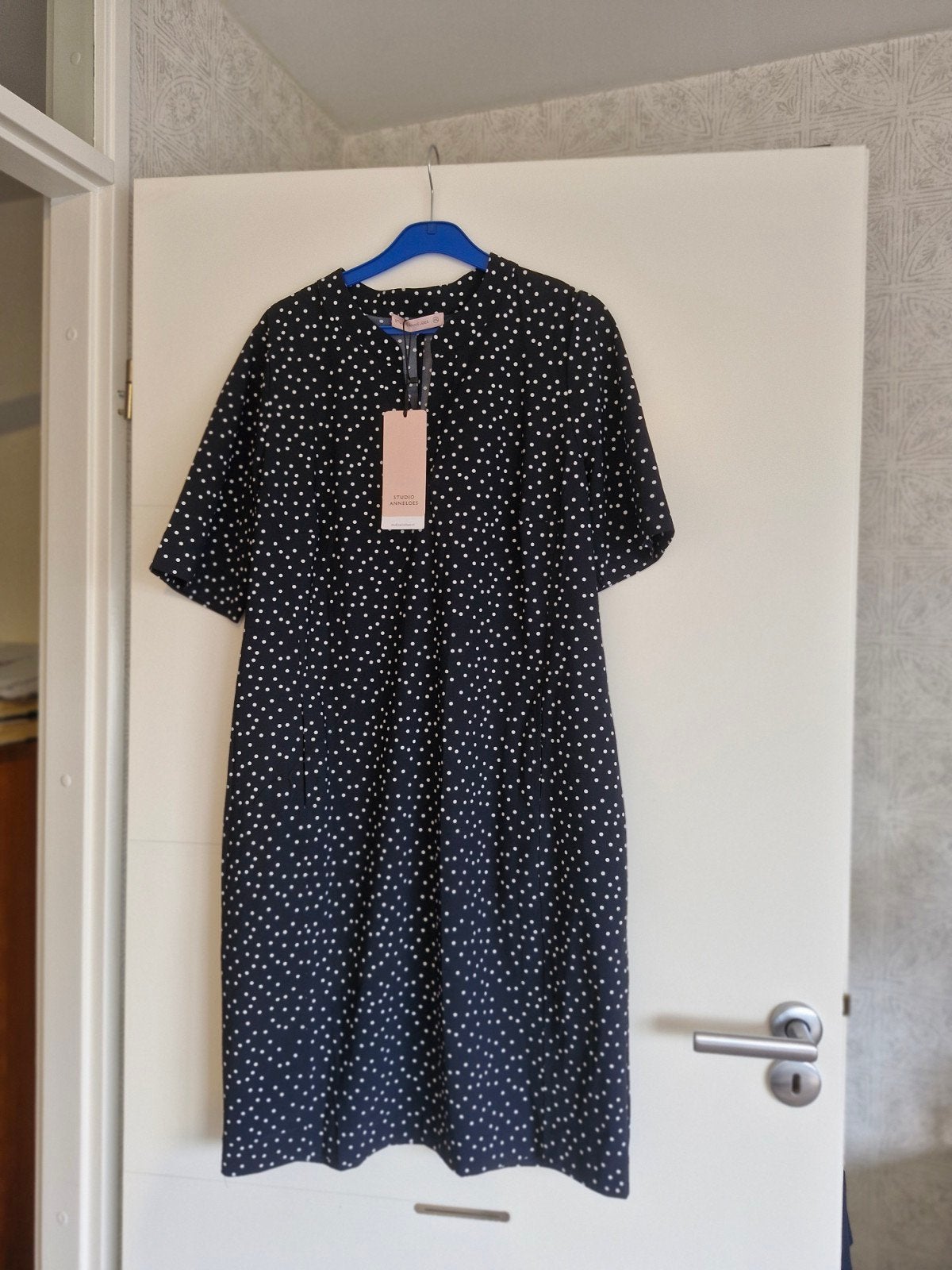 Nieuwe Studio Anneloes jurk XXL - Zwart met stippen, Studio Anneloes, Zwart, Maat 46/48 (XL) of groter, Nieuw