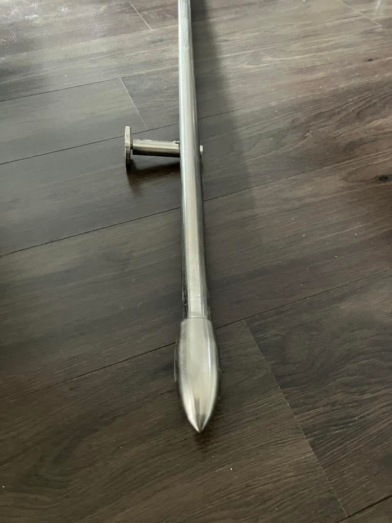 Gordijnroede 205cm (tot eindstop) aluminium, Ophalen, Overige kleuren, Zo goed als nieuw, 200 cm of meer