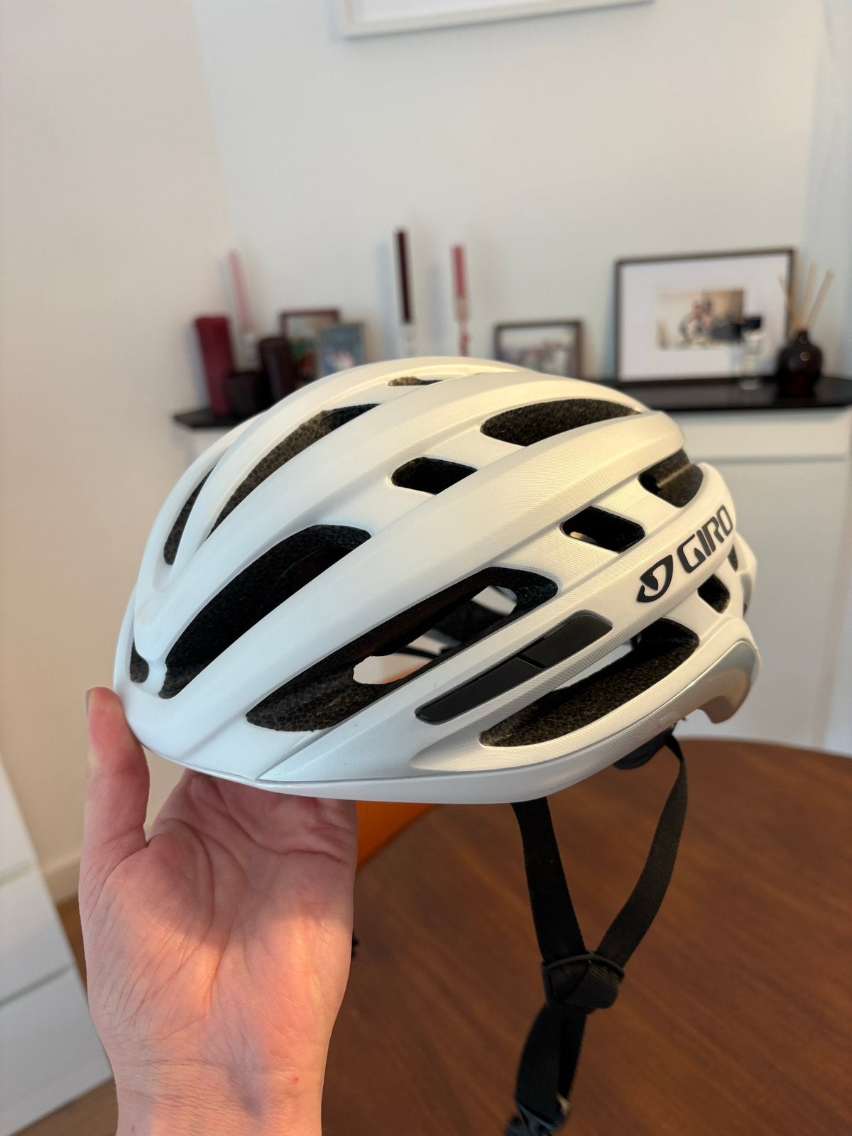 Giro fietshelm maat M - Zo goed als nieuw, Fietsen en Brommers, Fietsaccessoires | Fietshelmen, Ophalen of Verzenden, Zo goed als nieuw