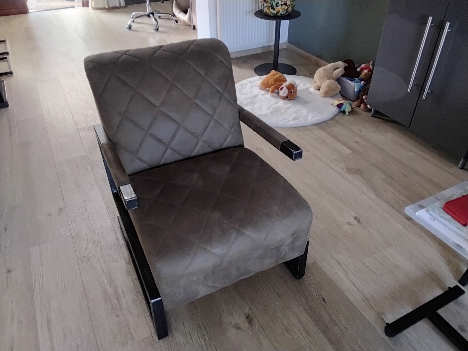 Mooie industriele stoel, Ophalen, Zo goed als nieuw, 75 tot 100 cm, 50 tot 75 cm