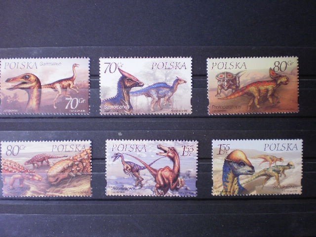 Polen - Pre-historische dieren, Verzenden, Postfris, Dier of Natuur