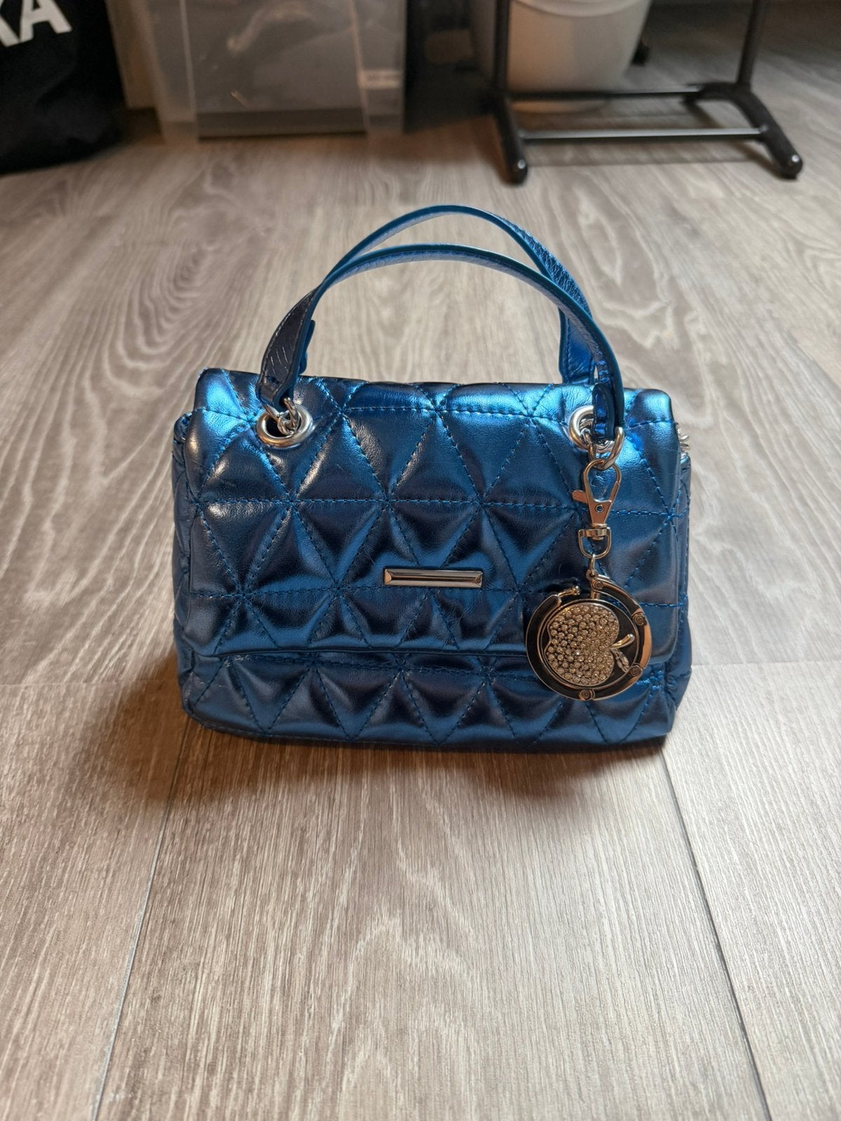 Mooie blauwe tas, Ophalen, Zo goed als nieuw, Blauw, Handtas