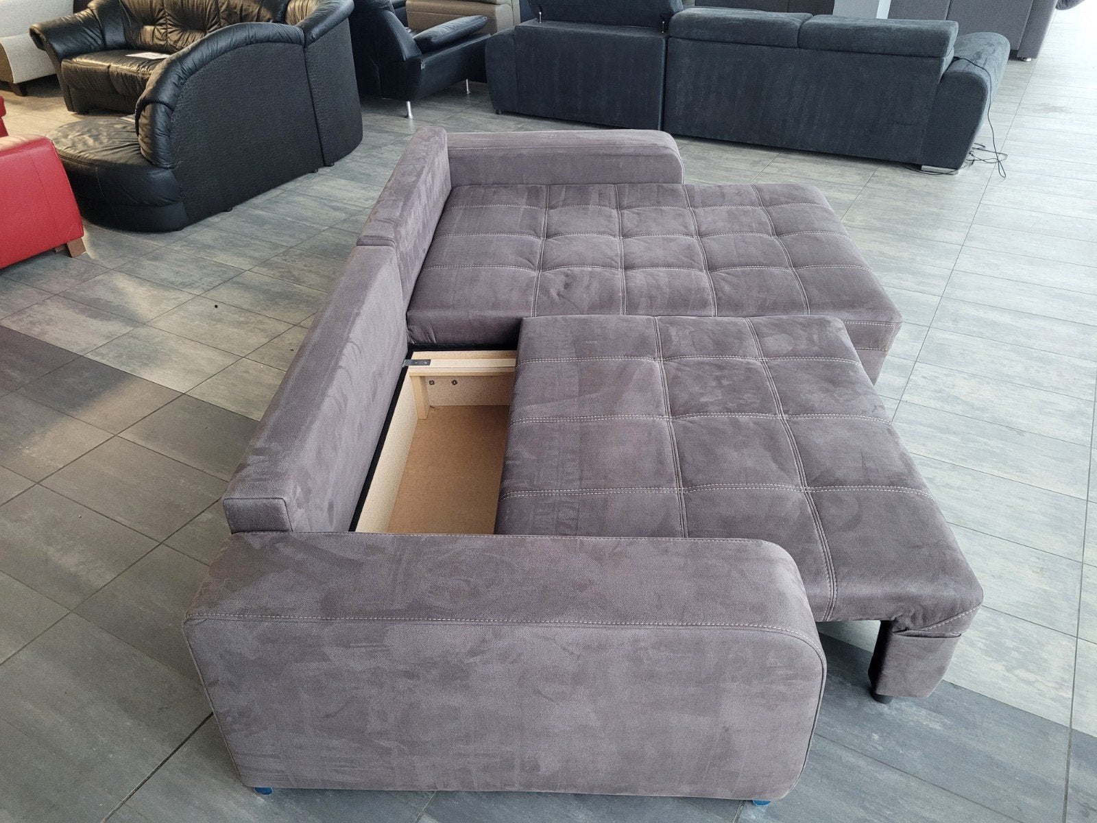 Foto 10 van ❇️️ OUTLET hoekbank slaapfunctie + opberg 295x185 | BEZORGEN