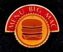 Menu Big Mac pin, Verzenden, Nieuw, Merk, Speldje of Pin